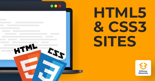 HTML5 & CSS3 Sites - април 2024 - курс за ученици icon