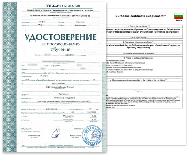 CPE certificates