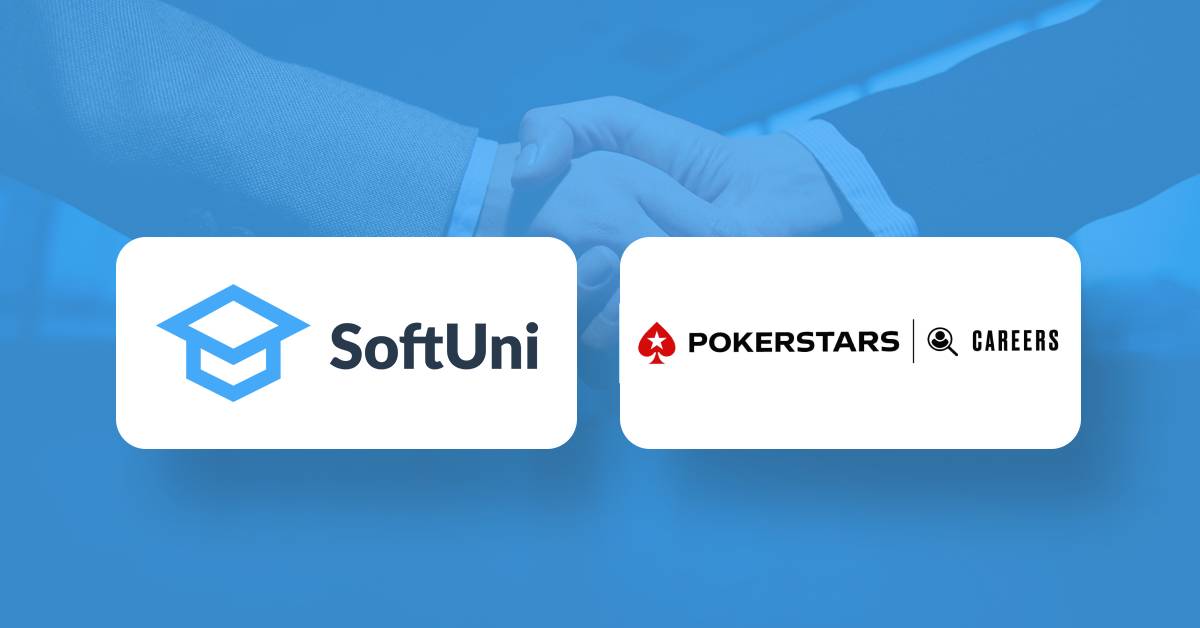 PokerStars и SoftUni в едно ползотворно партньорство!
