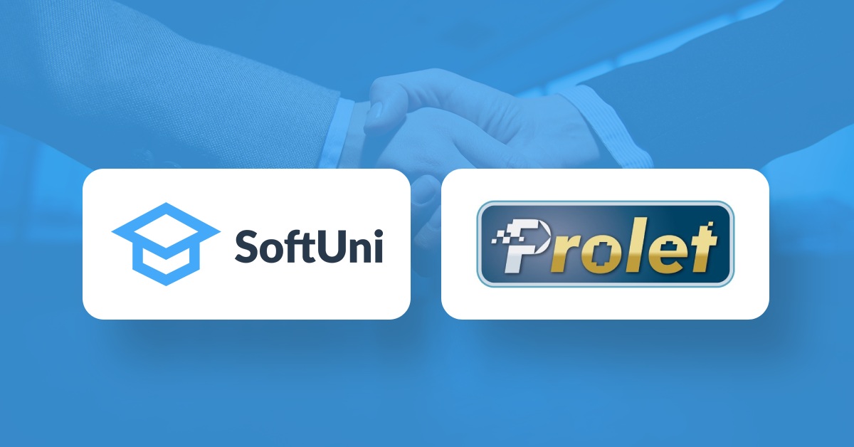 IT Prolet за развитието и партньорството си със СофтУни