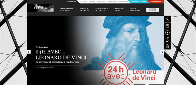 Louvre Homepage